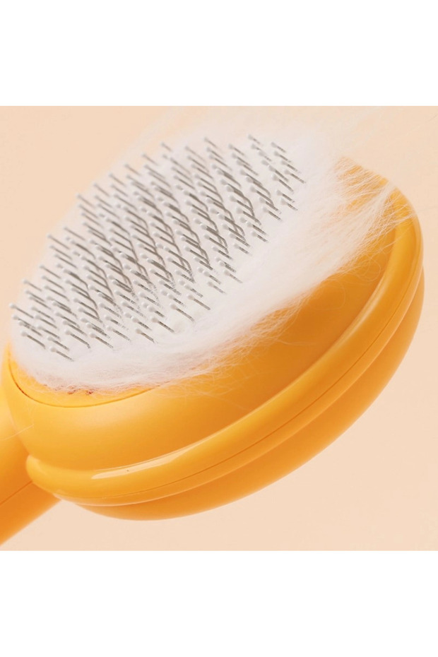 مشط تنظيف تلقائي للحيوانات الأليفة على شكل همبرغر - 2