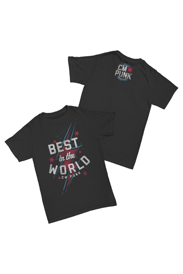 Cm Punk Hell Froze over Printed Cotton T-Shirt