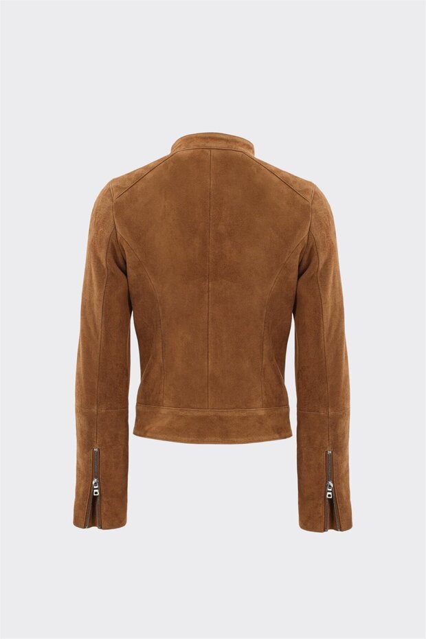 Taba Deri Kadın Ceket - 2