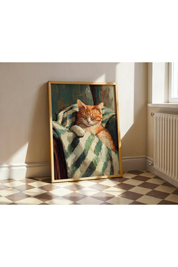 Tek Parça Çerçeveli Tablo - 1