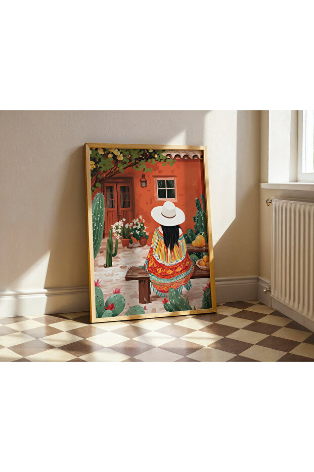 Tek Parça Çerçeveli Tablo - 1