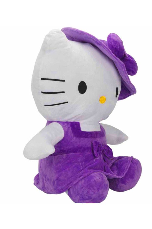 Mor Elbiseli Şapkalı Lisanslı Peluş 36 Cm - 2