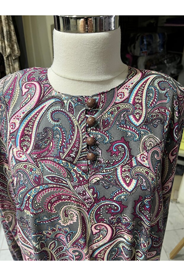 Viskon Tesettür Elbise - 2