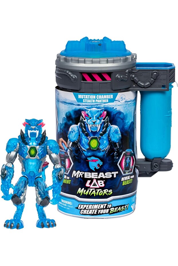 Mr.Beast Lab Mutators Stealth Panther Action Figure