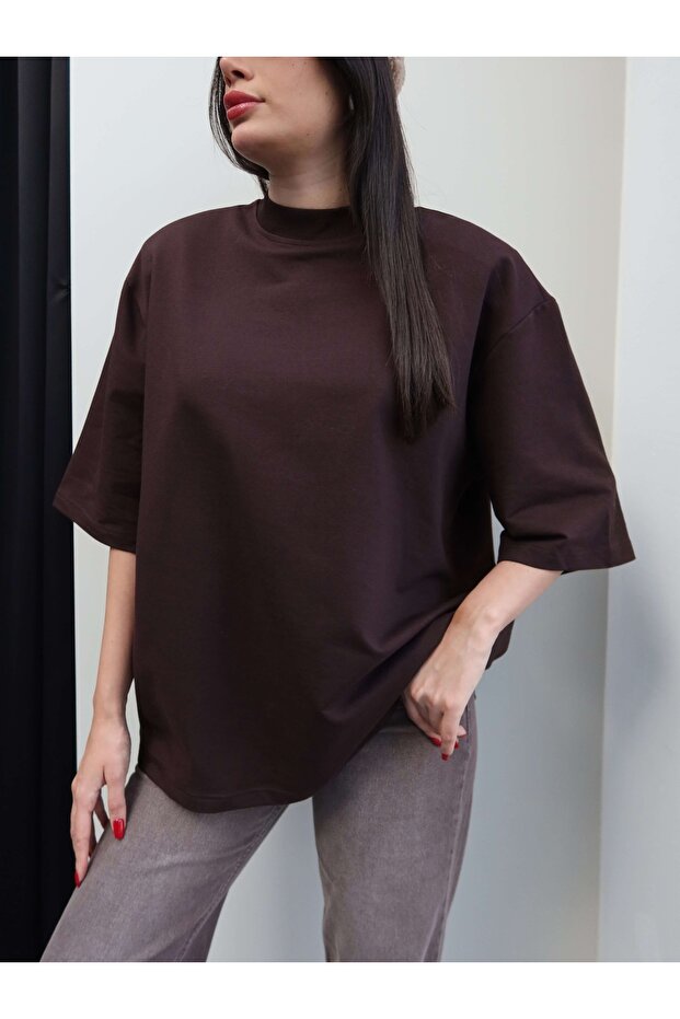 Vatkalı Oversize Tshirt - 3