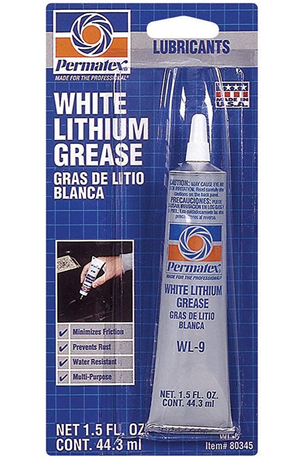 80345 White Lithium Grease, 1.5 oz.
