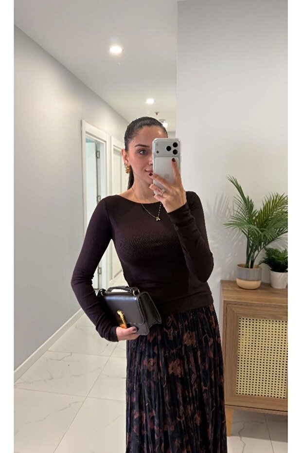 Mass Kayık Yaka Bluz - 1