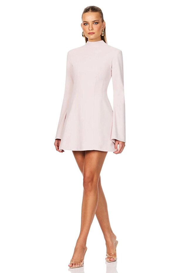 BALIKÇI MİNİ KREP ELBİSE - 3