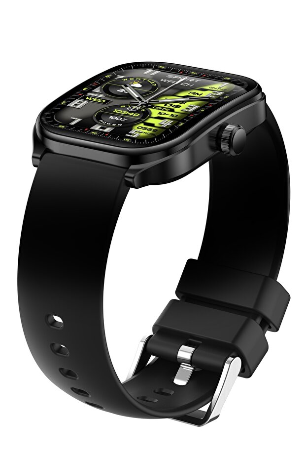 ساعة ذكية WT4 مقاس 51 مم باللون الأسود - 4