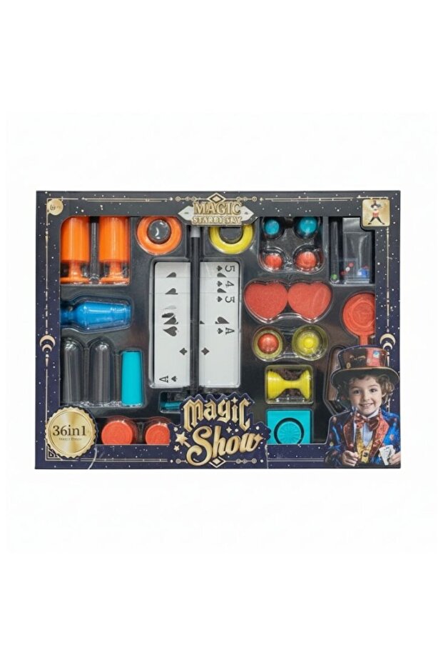 Deluxe Magic Show 36-in-1 Professional Magic Kit – Quality Props, Easy-to-Learn Il
