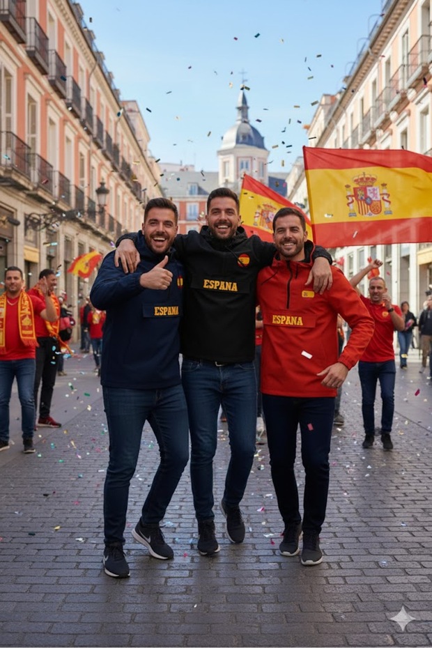 Espana Spain Half Zip Raincoat