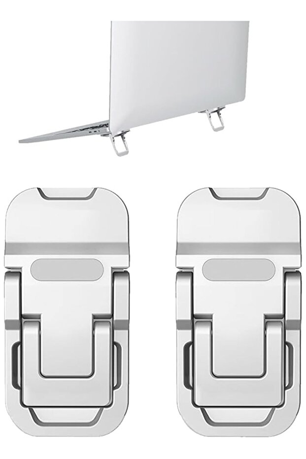 Ergonomic Laptop Keyboard Kickstand, Foldable Self-Adhesive Mini Invisible Computer Keyboard Riser,