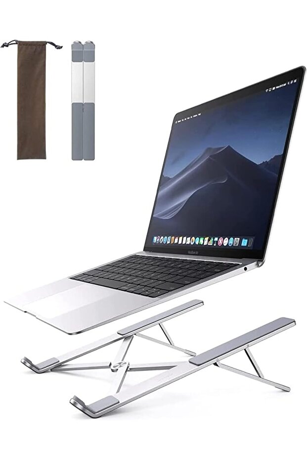 Laptop Stand | Aluminum Alloy Adjustable & Ergonomic Design | Portable & Foldable Laptop Holder | Co