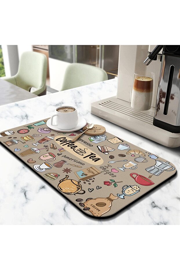 حصيرة تجفيف أطباق من السيليكون الماص - 2