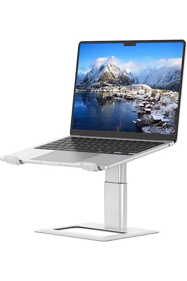 Adjustable Laptop Stand for Desk, Computer Stand, Ergonomic Laptop Riser Holder Compatible with 10 t