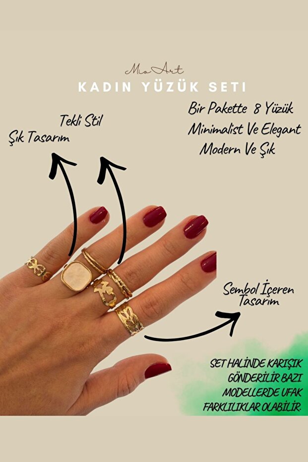 مجموعة خواتم قابلة للتعديل - 1