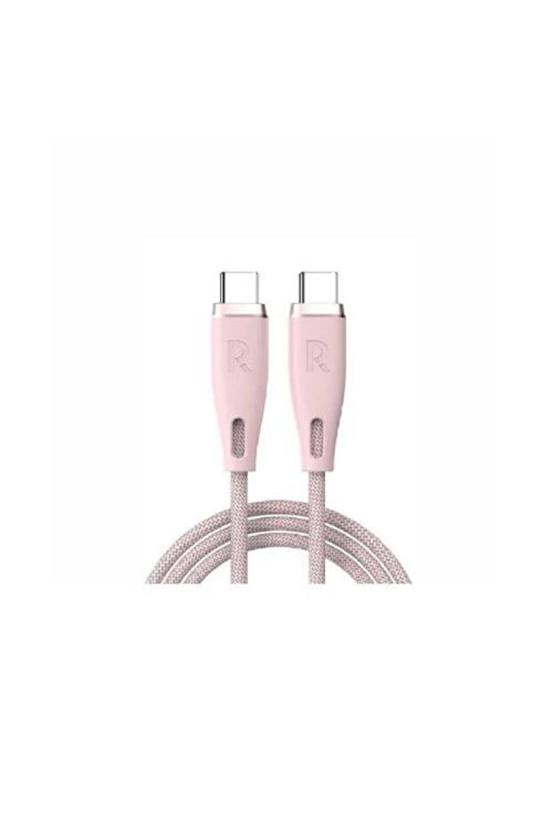 كابل نايلون USB-C إلى USB-C، 60 واط، 1.2 متر