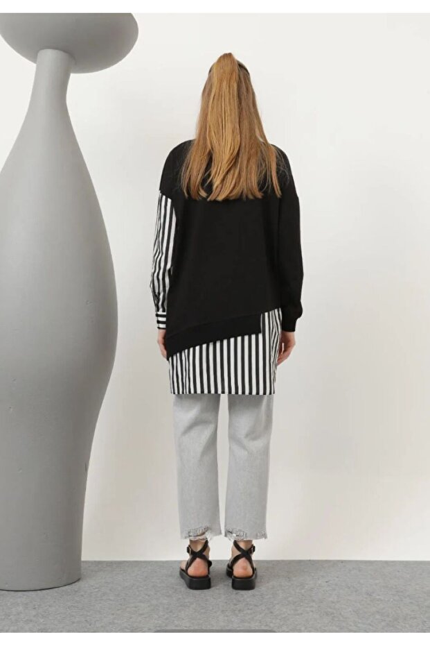 Popcorn İnci Taşlı Sweatshirt - 5