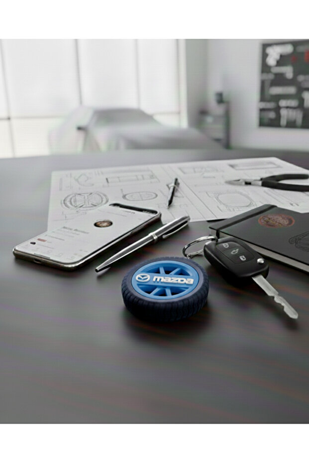 Mazda Compatible Car Keychain - 2