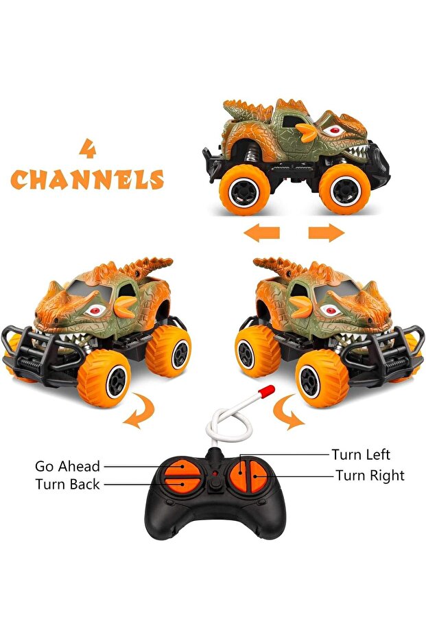 سيارة ديناصور تعمل بجهاز تحكم عن بعد - 4