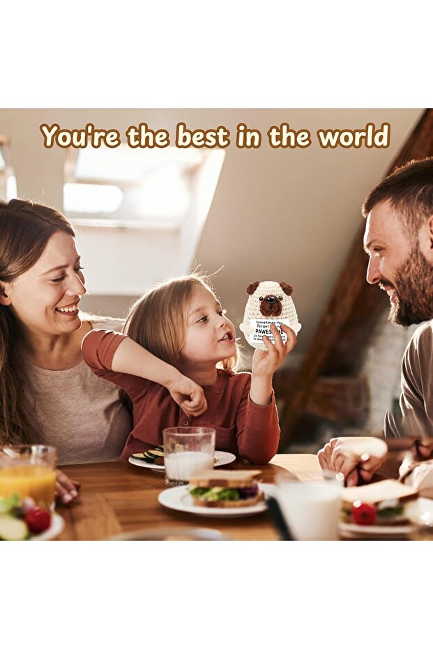 كلب كروشيه صغير إيجابي - 3