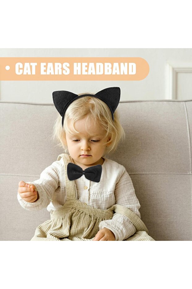 مجموعة إكسسوارات زي القطة - 1