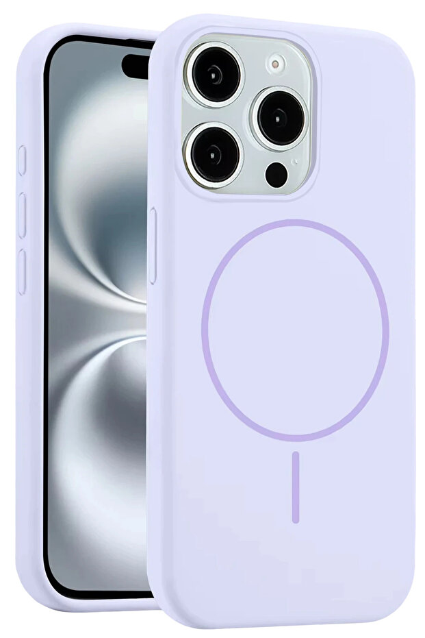 Sptrns iPhone 15 Pro Max Case Jully Magsafe Cover (05933) - Lilac - 1