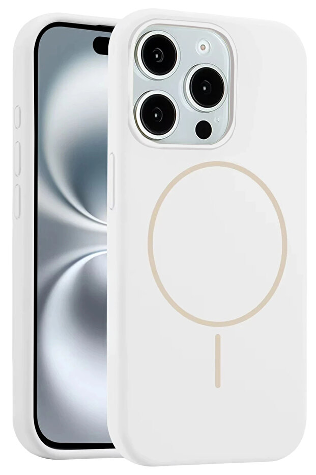 غطاء حماية لآيفون 15 برو ماكس من إس بي تي آر إن إس، غطاء جولي ماجسيف (05938) - أبيض - 1