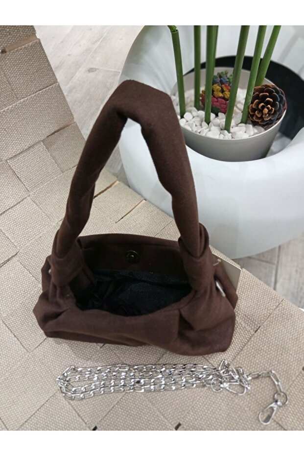 Suede Textured Soft Touch Mini Handbag - 2