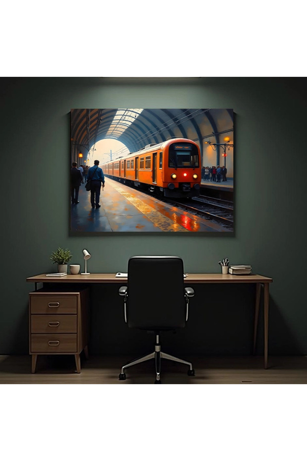 Tablou - Tren sosind - 1