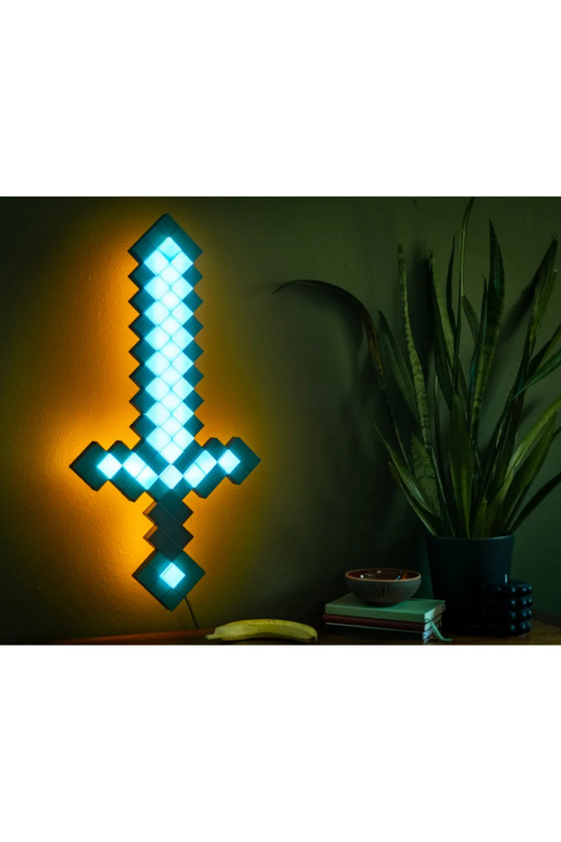 Minecraft Kılıç Gece & Duvar Lambası