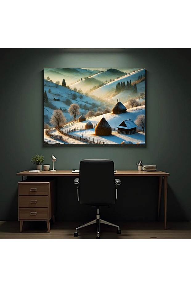 Tablou - Iarna la munte - 1