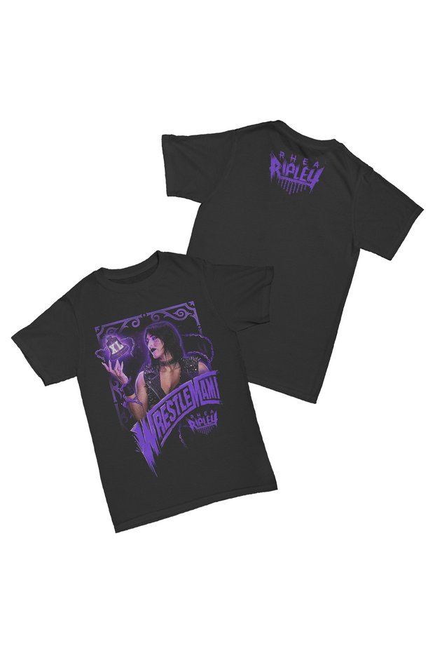 Rhea Ripley I'M Your Mami Printed Black Cotton T-Shirt