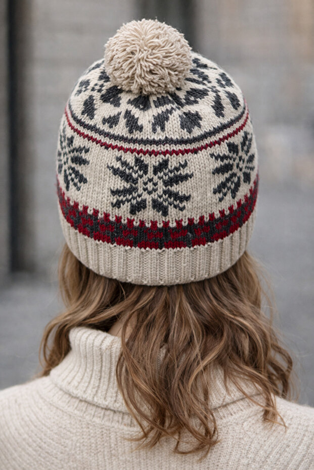 Kışlık örme bere battal ebat - 2