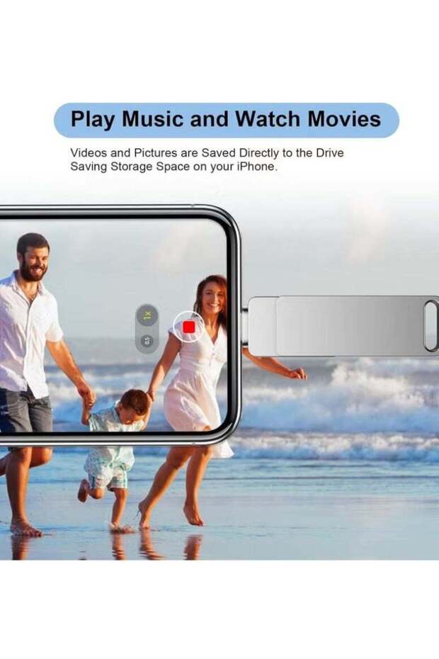 محرك أقراص فلاش USB بسعة 2 تيرابايت، واجهة من النوع C، سرعة عالية - 4