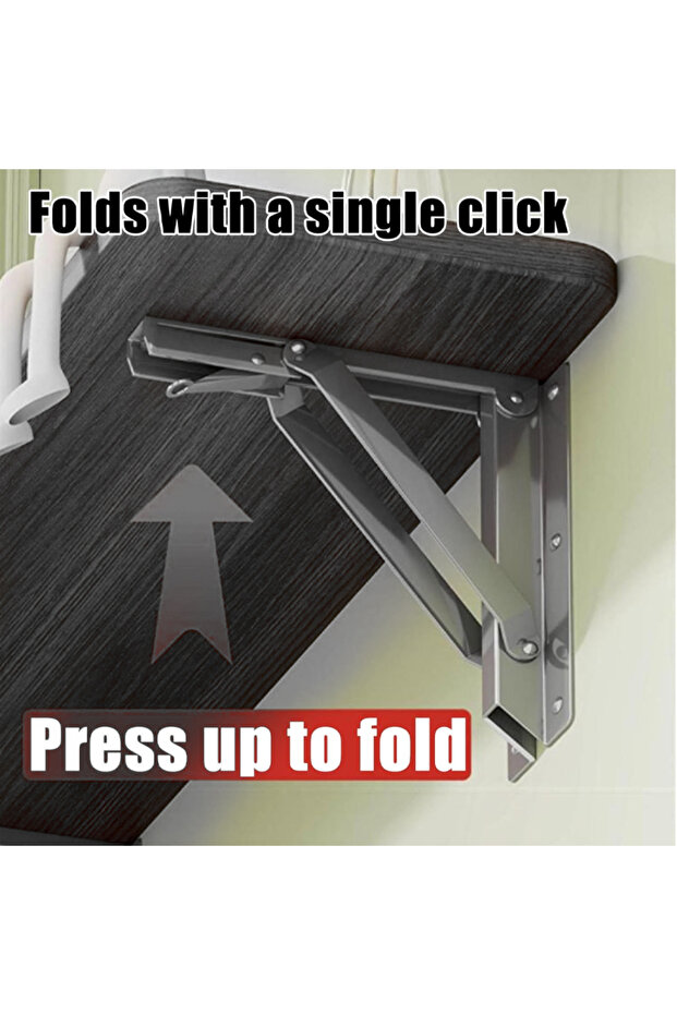 طاولة معلقة للدراسة، طاولة قابلة للطي مثبتة على الحائط، مصنوعة من الخشب الصلب - 4