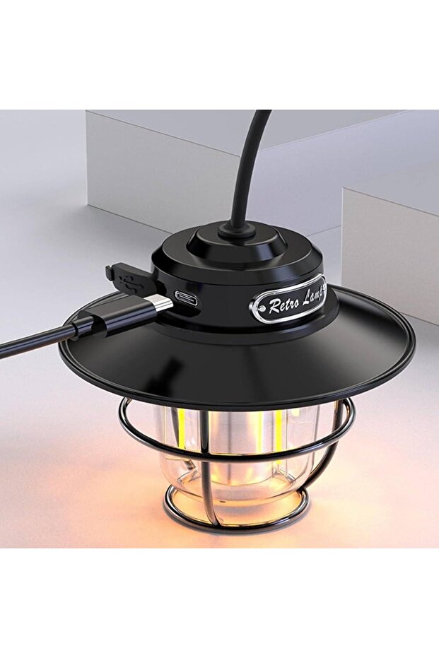 مصباح LED للتخييم قابل لاعادة الشحن تايب سي - 3