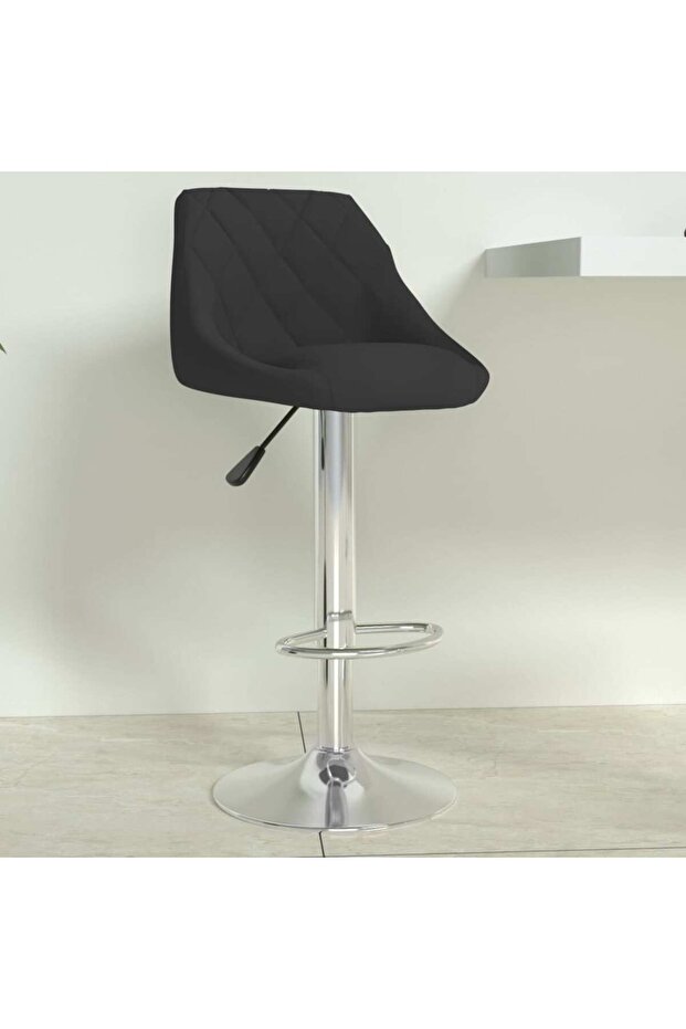 Bar Stool Black Velvet