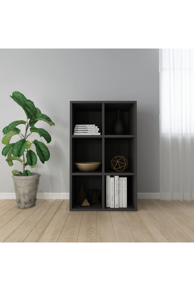 Book Cabinet/Sideboard Black 66x30x98 cm Engineered Wood