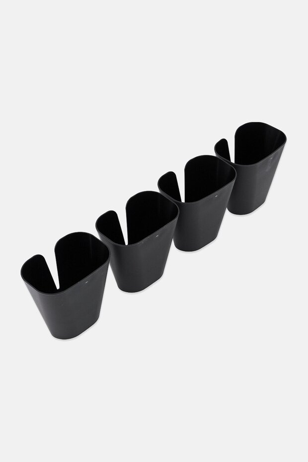 4 Pack Wrap Holders Set, Black - 2