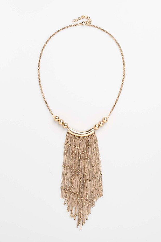 قلادة سلسلة الكعب المتدلي - 1