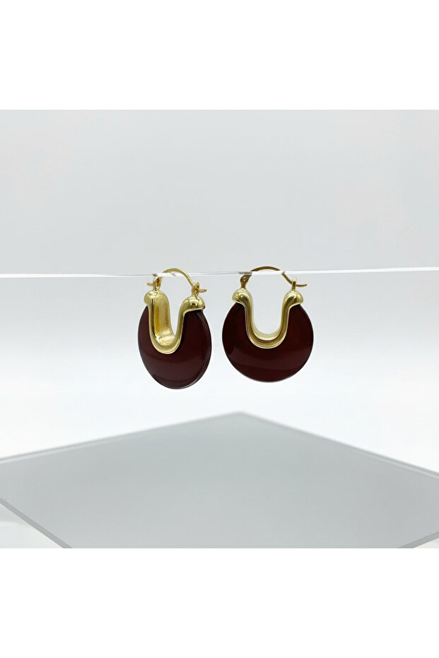 çelik halka küpe - 2