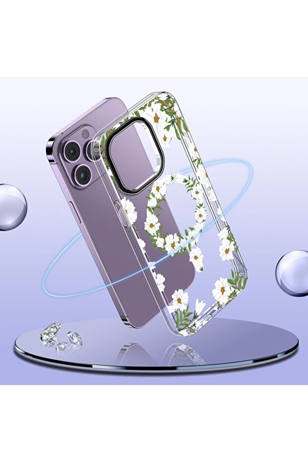 MagSafe Case for iPhone 15 Pro Daisy - 4