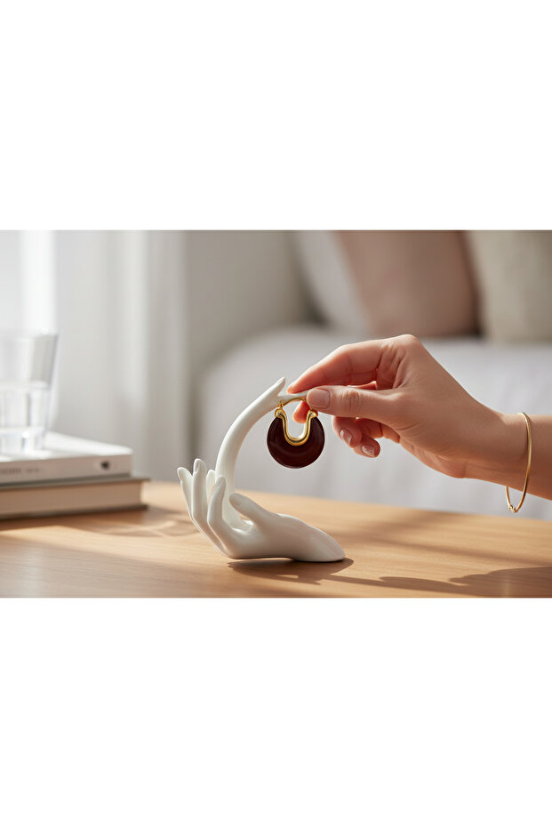 çelik halka küpe - 3