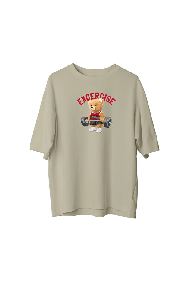 Gym Bear - Oversized T-Shirt