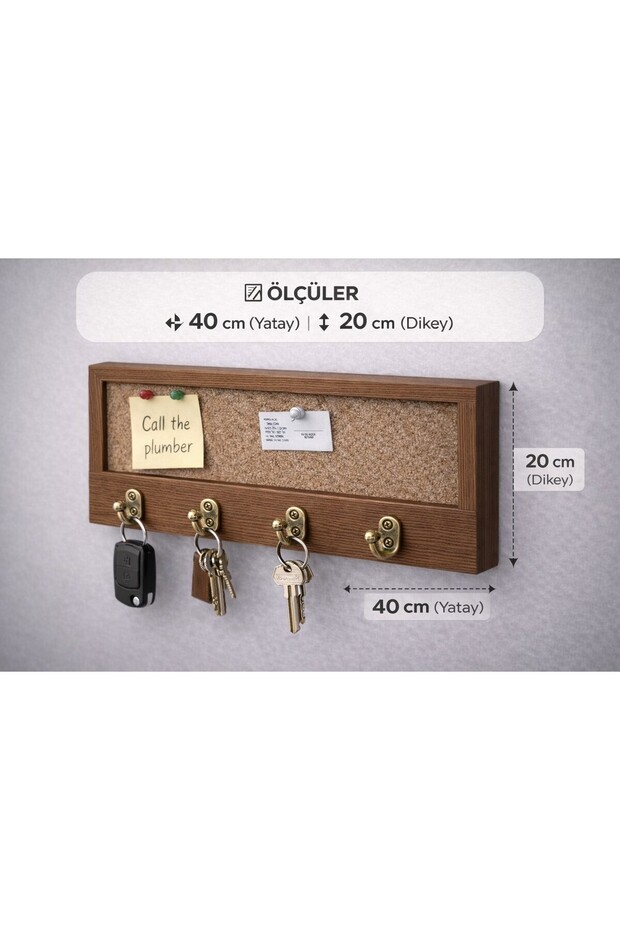 Ahşap Anahtalık & Pano - 3