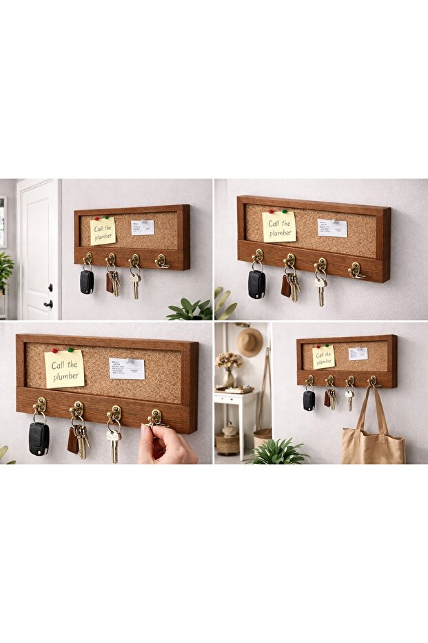 Ahşap Anahtalık & Pano - 6