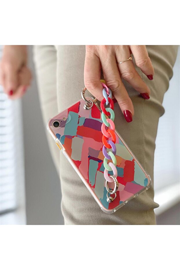 Multicolor Chain Case for iPhone 7 Plus/8 Plus - 3