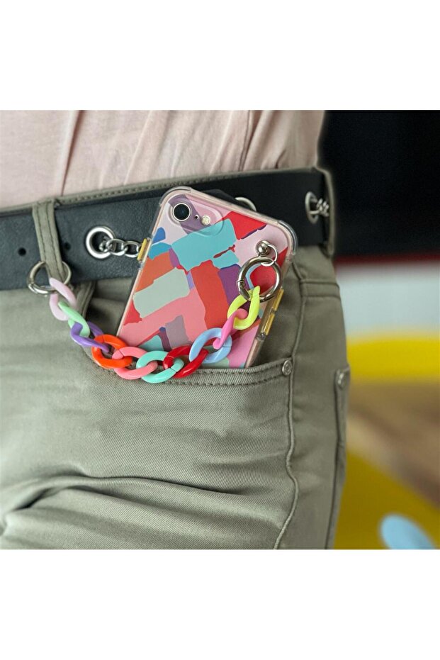 Multicolor Chain Case for iPhone 7 Plus/8 Plus - 4