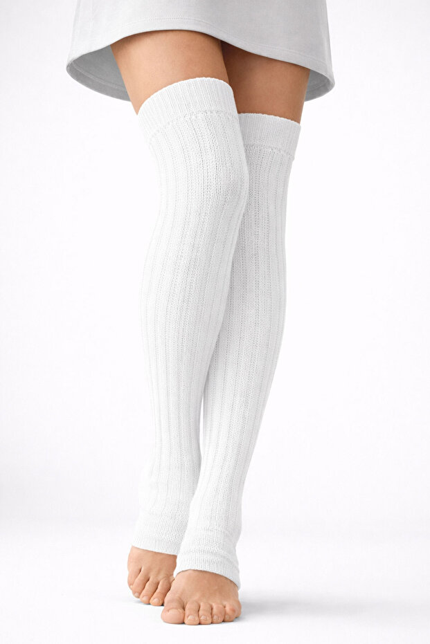 Ciorapi elastici peste genunchi, fără urechi, cu basic% de bumbac - 8